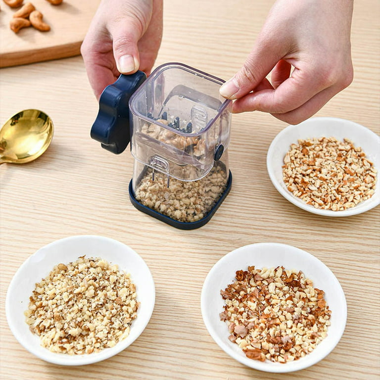 SALUTUY Manual Nut Chopper Multifunctional Nut Grinder Nut Dry