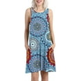 thumbnail image 2 of PCEAIIH Women's Summer Dresses 2024 Beach Casual Sleeveless Floral Print Tank Loose Sundress with Pocket, 2 of 6