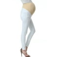 thumbnail image 3 of Maternity Women's Jeggings (26" Inseam) - White S, 3 of 4