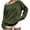 Army Green women long sleeve sweater a1, variant on Women's Fall Winter Long Sleeve Fuzzy Solid Casual Pullover Tops Off Shoulder Warm Soft Cozy Sweater with Pockets for Daily Wear, Black M