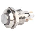 thumbnail image 4 of Push Button Switch, Pressure   Metal Shell 10Mm Button Switch  for Access Control Device Activation for Low Current Doorbells Red,Green,Blue,Yellow,White, 4 of 8
