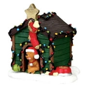 Lemax 02808 DECORATED LIGHT DOGHOUSE Christmas Village Accessories