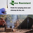 thumbnail image 4 of shiyou-Black Corde Kevlar, Haute Résistance à la Traction, Résistante aux Flammes, Ligne de Pêche Tressée, Carillon Éolien, Ligne de Cerf-Volant, Camping, Modèle de Fusée, Corde de Survie Extérieure Forte (50lb 0.5mm 200 Pieds), 4 of 4