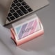 thumbnail image 2 of Paquete de 2, tarjetero de metal dorado rosa para escritorio, expositor de tarjeteros de aluminio, organizador de tarjetas de visita de escritorio, 2 of 5