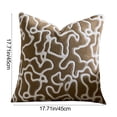 thumbnail image 3 of EGNMCR Home Decor, Room Decor, Wall Decor 17.7x17.7in Embroidered Pillowcase Polyester pillowcase, 3 of 6