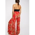 thumbnail image 5 of Lovebay Womens Wide Leg Palazzo Loose Pants Summer Beach Boho Floral Trousers S-XL, 5 of 10