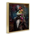 thumbnail image 3 of Stupell Industries Industrial Urban Graffiti Lizard Gold Floating Frame Canvas Art, 25 x 25, by Lazar Studio, 3 of 8