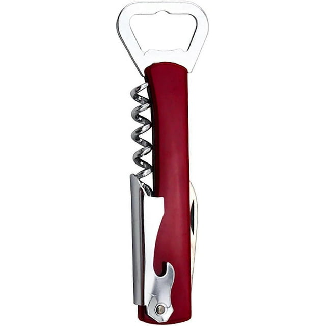 3 in 1 Sommelier Bottle Opener Bottle Opener Saca Rolhas Beer Bottle Opener Bottle Opener ((Red Wine)