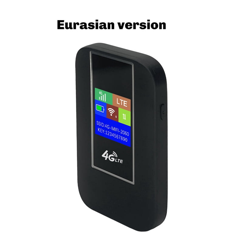 2X 4G LTE Mobile WiFi Router with SIM Card Slot 150Mbps Pocket Hotspot Portable WiFi Router for Home  RV Camping E