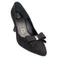 thumbnail image 1 of ZAPATILLA DE VESTIR LEON MUJER NEGRO GAMUZA 4918 LEON  4918zp, 1 of 4