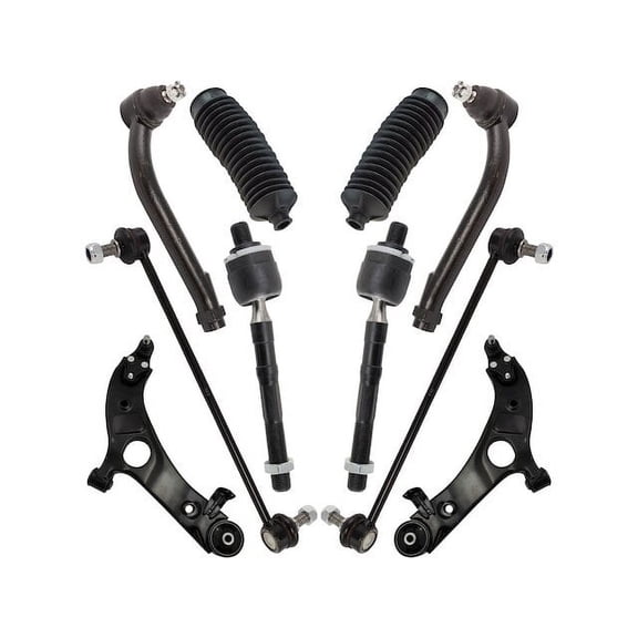 Front Control Arm Ball Joint Tie Rod and Sway Bar Link Kit 10 Piece - Compatible with 2014 - 2015 Kia Sorento