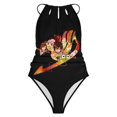 thumbnail image 3 of Fairy Tail Women's One-piece Swimsuit Bathing Suits High Neck Tummy Control Swimwear Swim Suit XL, 3 of 7
