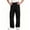 Black, variant on BXJX Boys Cargo Sweatpants Size 7, Straight Leg Multi‑Pocket School Elastic Waist Kids Casual Pants Army Green