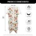 thumbnail image 6 of FKELYI Cactus Skull Star Print Kimono Cover Up for Women Summer Beach Coverup Half Sleeve Kimono Cardigan Sheer Beachwear Comfy Resort Wear for Ladies Casual Outfit, 6 of 6