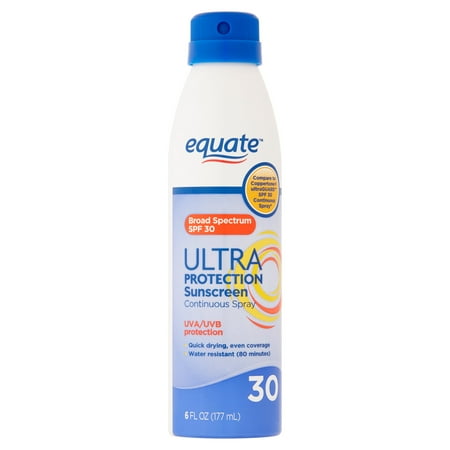 Equate Ultra Protection Continuous Spray Sunscreen, SPF 30