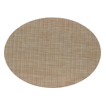 

Oval PVC Placemat Non-Slip Plastic Table Mat Water-proof Plate Dish Pads Coaster Kitchen Bar Accessories