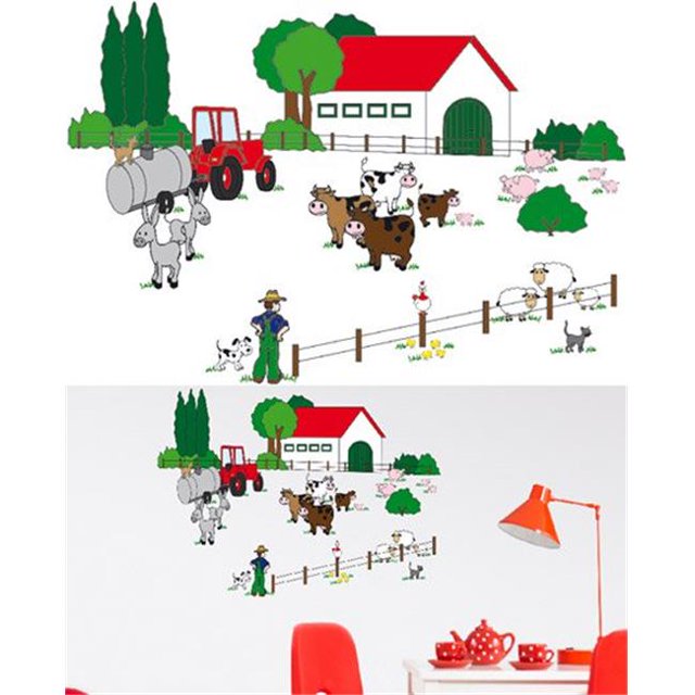 Wizard & Genius DM74310 les Autocollants Muraux de la Ferme