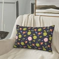 thumbnail image 5 of Goofa Frog And Flowers Pattern Pillow Case – Plush & Soft Cushion Cover, Hypoallergenic Throw Pillow Case for Comfortable Sleep with Envelope Closure-16"x24", 5 of 6