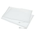 thumbnail image 1 of Malla Cremallera Bolsas, A4 Nylon Cremallera Bolsa Lápices Estuche Almacenamiento Bolsillos para Viajes Oficina Accesorio, Blanco Paquete de 6, 1 of 5