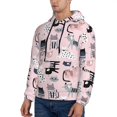 thumbnail image 3 of Wukai Cat Print Men Hoodies Fleece Sweatshirts Long Sleeve Sweaters Pullover Fall Outfits Winter Clothes-3X-Large, 3 of 7