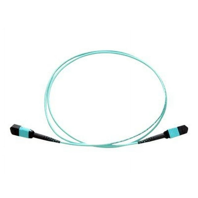 Axiom - Câble Réseau - MTP/MPO multi-mode (m) vers MTP/MPO multi-mode (F) - 15 m - Fibre Optique - 50 / 125 Microns - OM3 - Rehausseur - aqua