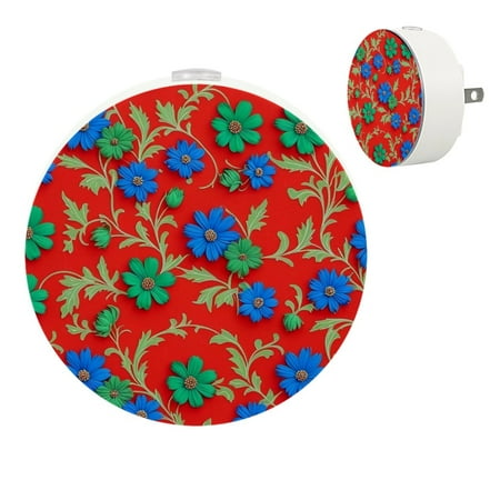 

YZUOUZY Bedside Lamps Small Lamp Small Lamps Set of 2 Flowers Twig Multi Colour Abstract Art