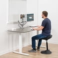 thumbnail image 6 of VIVO Aluminum Dual 17" to 32" Monitor Pneumatic Desk Mount Stand, 6 of 8