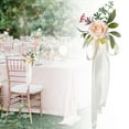 thumbnail image 2 of Wedding Decorations Chair Back Flowers, Artificial Floral Bouquets for Bride Bridal Party, 45Cm Chair Sash Decor for Ceremony Reception Photography Props Beige, 2 of 9