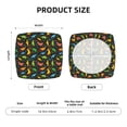 thumbnail image 5 of Logiee Cartoon Dino Print Square Chair Seat Covers, Stretch Chair Seat Covers,Seat Chair Slipcover, Non-Slip Chair Slipcover,Furniture Protector for Indoor and Outdoor-Two Pieces, 5 of 7