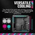 thumbnail image 4 of Coolador de torre Micro-ATX Master Q300L V2 con vidrio templado, 4 of 9