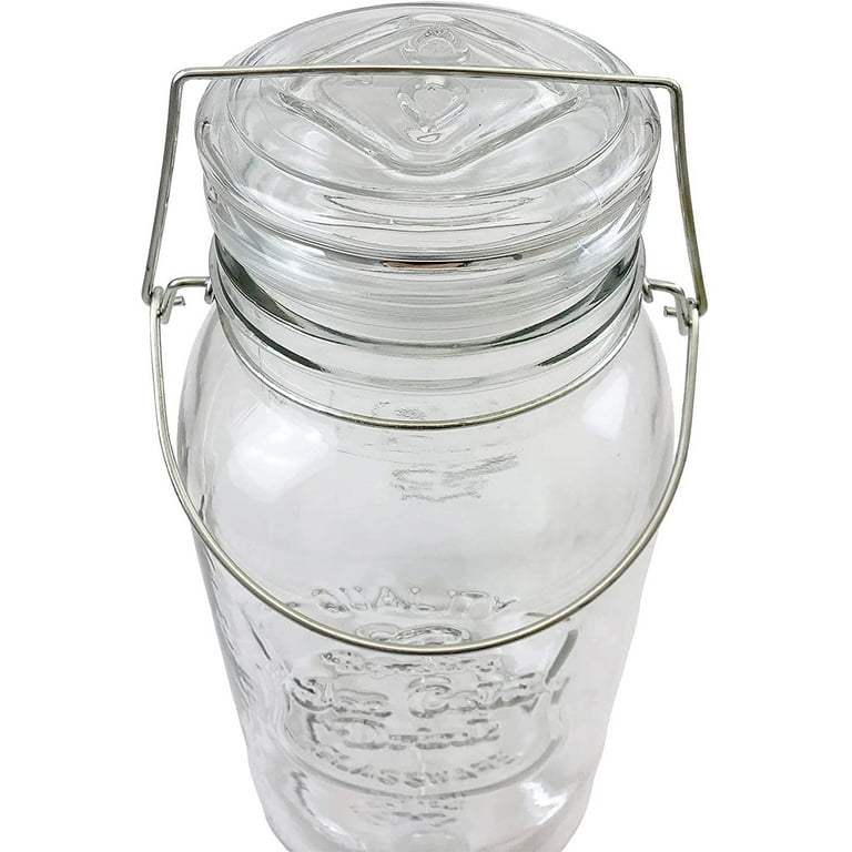 Large Capacity Mason Jar 5000ml Glass Beverage Dispenser with ABS