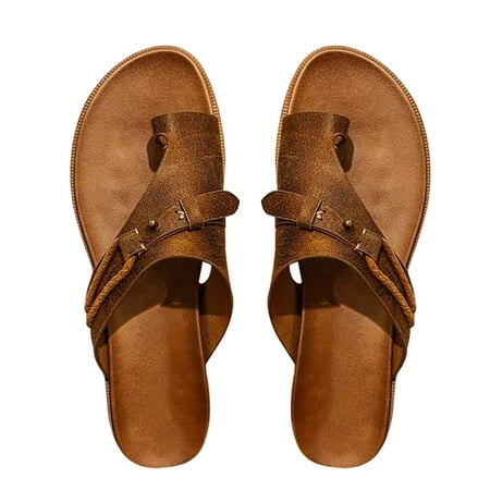 

Atralife Slippers Sandals For Women Summer Sandals Casual Beach Open-Toe Shoes