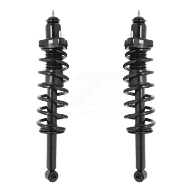 Transit Auto Rear Complete Suspension Shocks Strut and Coil Spring Mount Assemblies Pair for Car 2009-2010 Dodge Journey - Left Right Side (Driver Passenger) K78A-100251