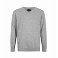 thumbnail image 1 of Krumba Men's Cotton Oversized V-Neck Classical Pull-On Sweater 4XL Gray, 1 of 6