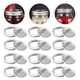thumbnail image 3 of 12 Pcs Couvercles de Mise en Conserve à Ouverture Régulière Couvercles de Pots en Fer-Blanc Couvercles de Pots Étanches Capuchons de Pots de Mise en Conserve, 3 of 5