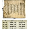 thumbnail image 3 of Psalm 91 Blanket Christian Gifts (50x40inch)- Religious Throw Blanket Soft Lightweight Cozy Plush Warm Blankets for Women Men, 3 of 6