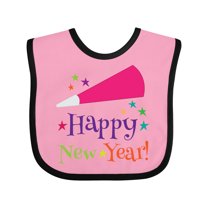 Inktastic Happy New Year Party Boys or Girls Baby Bib