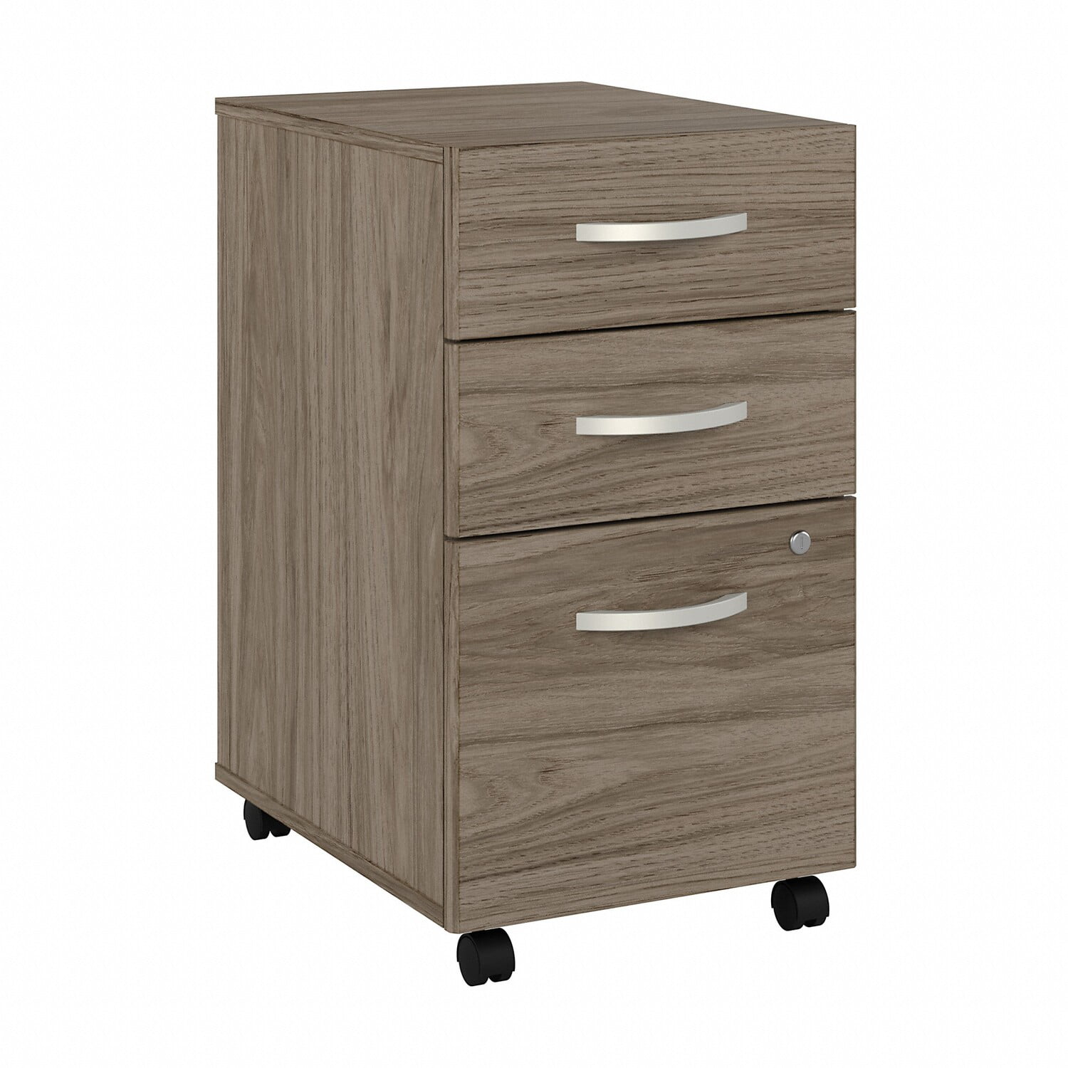 Mobile File Cabinet Bedside Side Table Filling 3 Drawers Pedestal Office Storage 