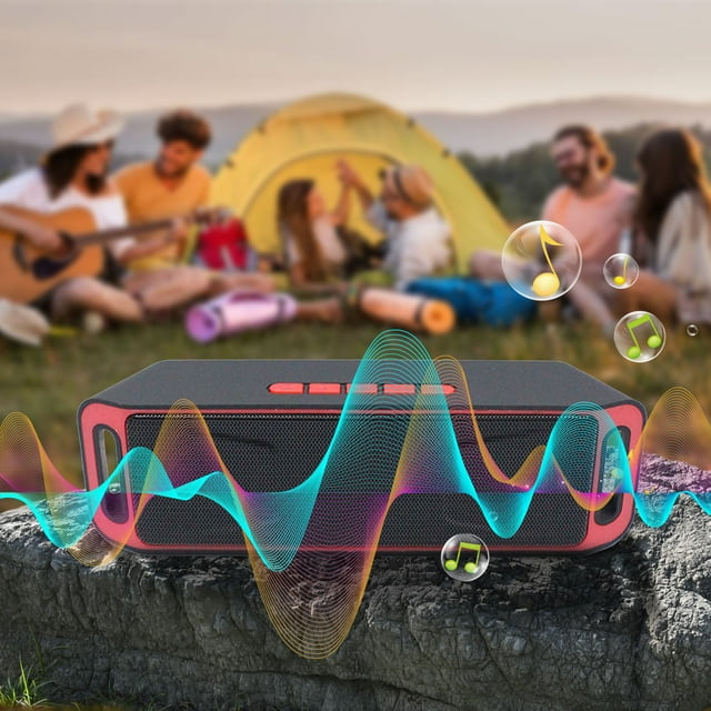 NARABB Wireless Bluetooth Speaker Subwoofer Outdoor Mobile Phone Card Small Audio Portable Home Stereo