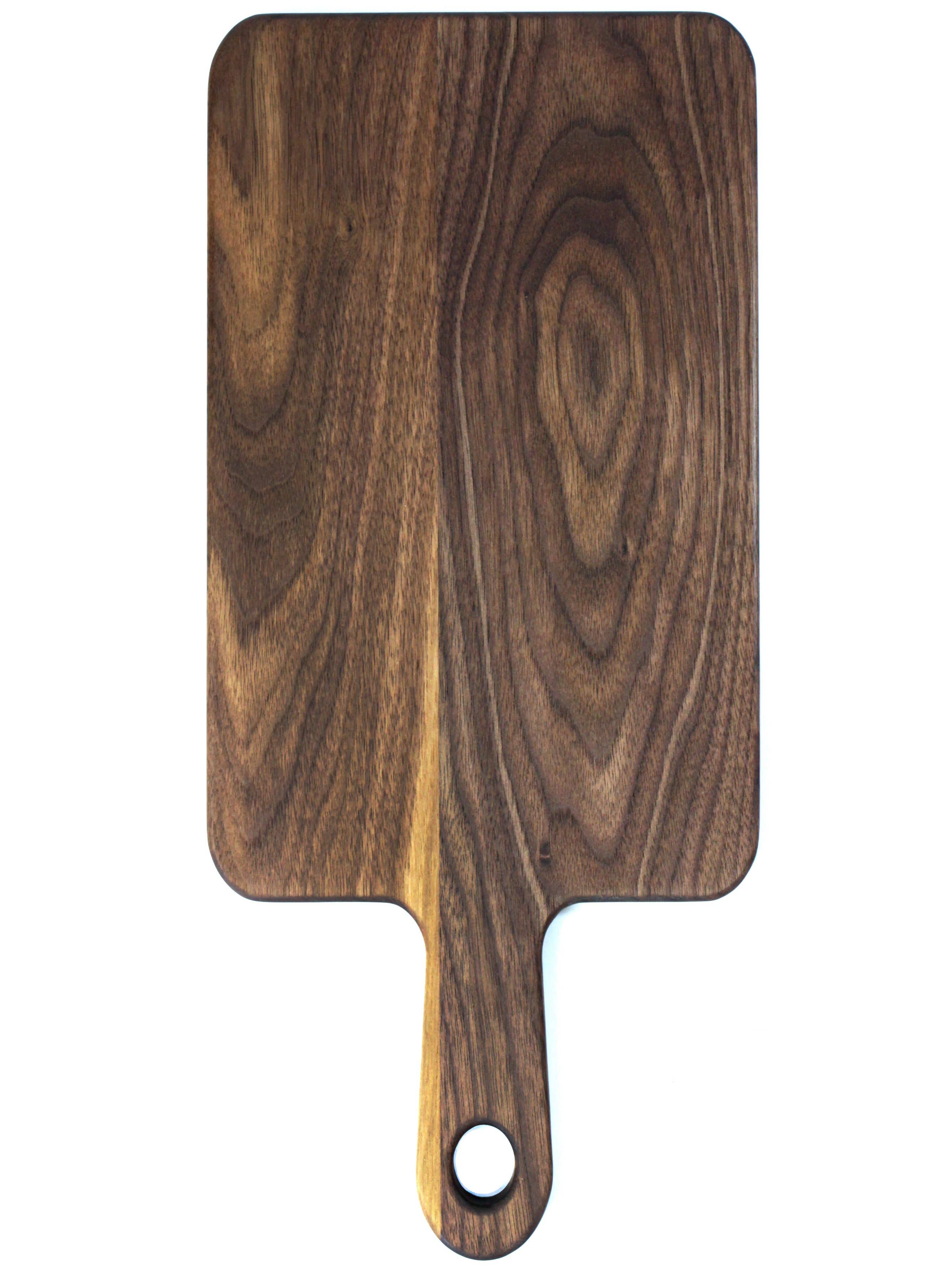 Refine Walnut Cutting Board with Handle and Made in USA