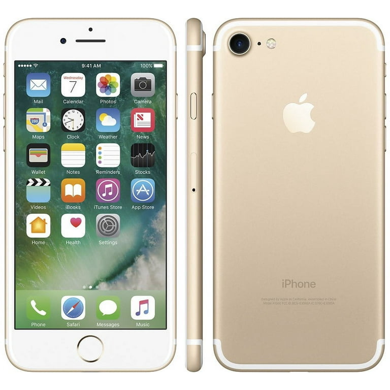 Pre-Owned Apple iPhone 7, GSM Unlocked 4G LTE- Gold, 128GB