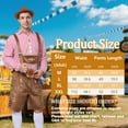 thumbnail image 3 of Alaiyaky Oktoberfest Costume Men Lederhosen Beer Costume Outfit Men for Costume German, 3 of 4