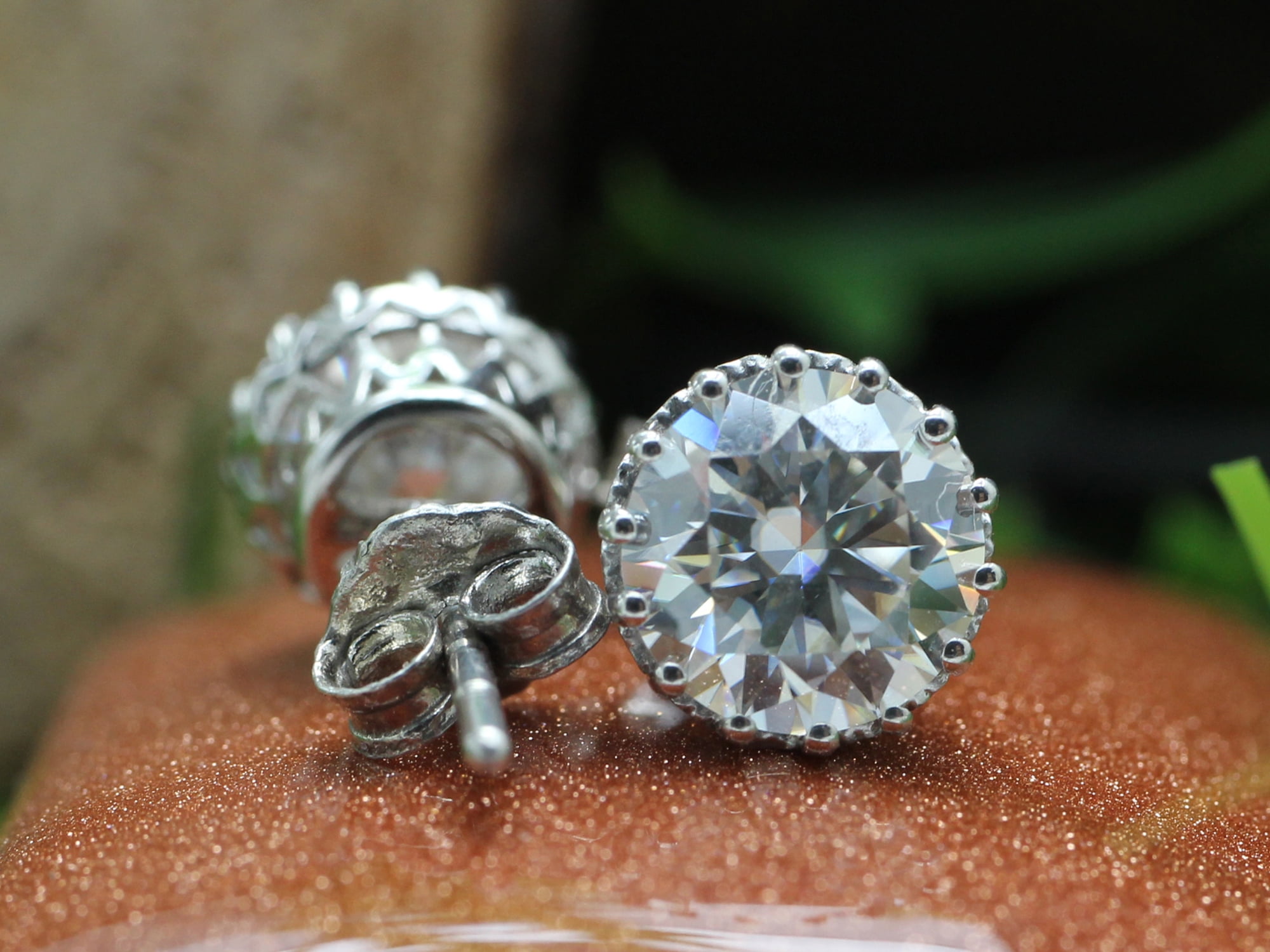 Platinum Diamond Studs For Men