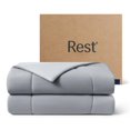 thumbnail image 1 of REST Evercool - Edredón refrescante para cama matrimonial/Queen para personas que duermen calientes, ropa de cama de verano para mantenerse fresco para sudores nocturnos, manta ligera y transpirable p, 1 of 8