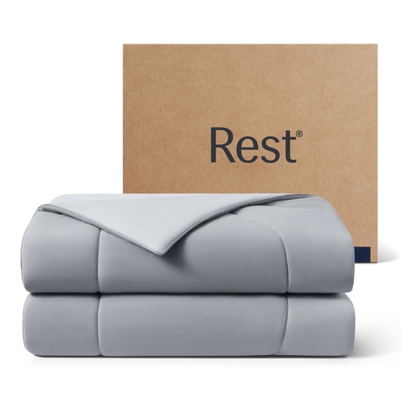 REST Evercool - Edredón refrescante para cama matrimonial/Queen para personas que duermen calientes, ropa de cama de verano para mantenerse fresco para sudores nocturnos, manta ligera y transpirable p