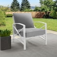 thumbnail image 2 of Crosley Kaplan Patio Arm Chair in Gray and White, 2 of 13
