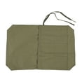 thumbnail image 3 of Knife Case, Large Capacity Heavy Duty  4 Slots Wear Resistant Durable Knife Bag  For Chefs For Culinary Students For Working For Cooks For Camping Black,Army Green, 3 of 8