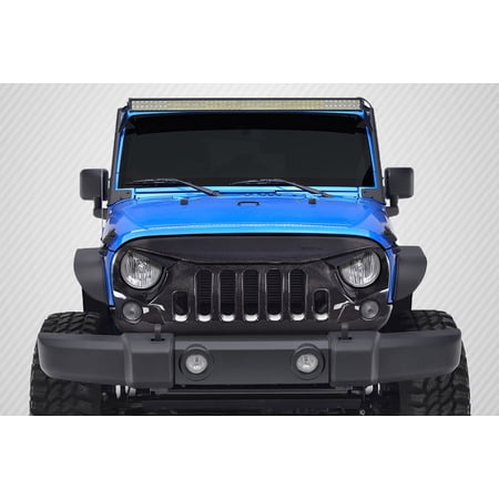 2007-2018 Jeep Wrangler Carbon Creations Predator Grille - 1 Piece