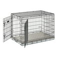 thumbnail image 3 of MidWest Homes for Pets QuietTime Reversible Dog Crate Pan Cover, 36 inch, Fleece, Mushroom Diamond, 3 of 8
