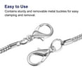 thumbnail image 4 of Uxcell Purse Chain Strap, 43" Purse Straps Shoulder Cross Body Replacement Strap Silver, 4 of 4